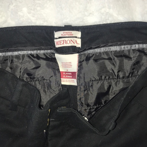 Classic black stretch trousers - Picture 3 of 3